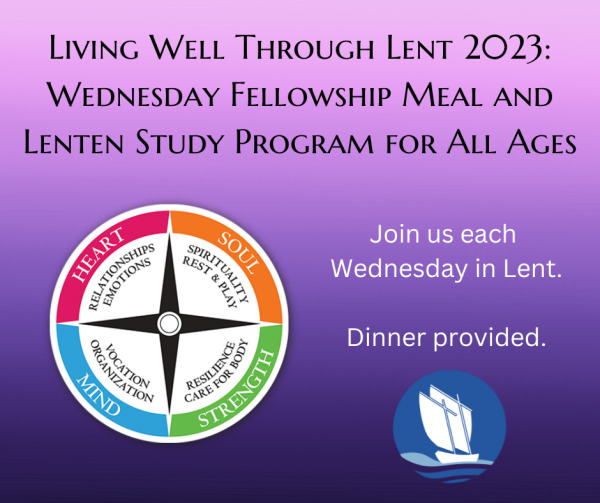 Weekly Fellowship Meal & Lenten Program