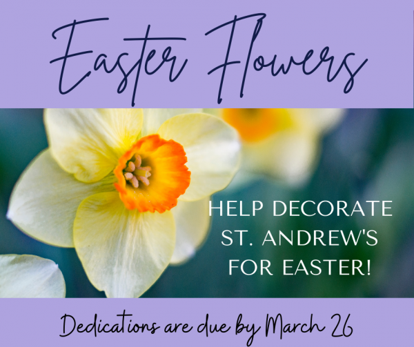 Easter Flower Donations
