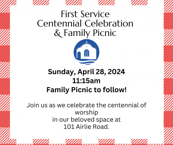 First Service Centennial Celebration & Family Picnic